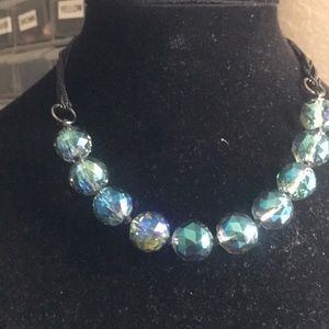 Choker (Iridescent) Necklace 18 inches long